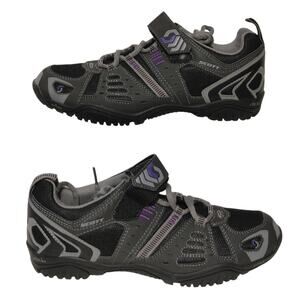 Scott Trail Mountain Bike Cycling Black Performance Outdoor Shoes Womens US 8